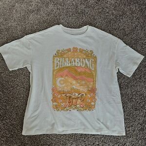 Billabong White Graphic T-Shirt